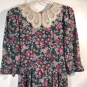 Lanz original USA made caftan dress Sz M